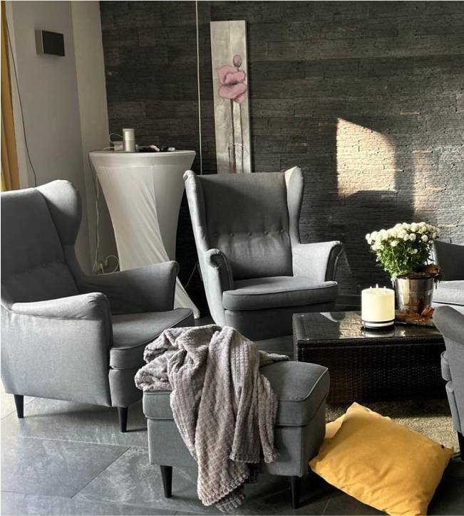 Fastenreise Wohnzimmer